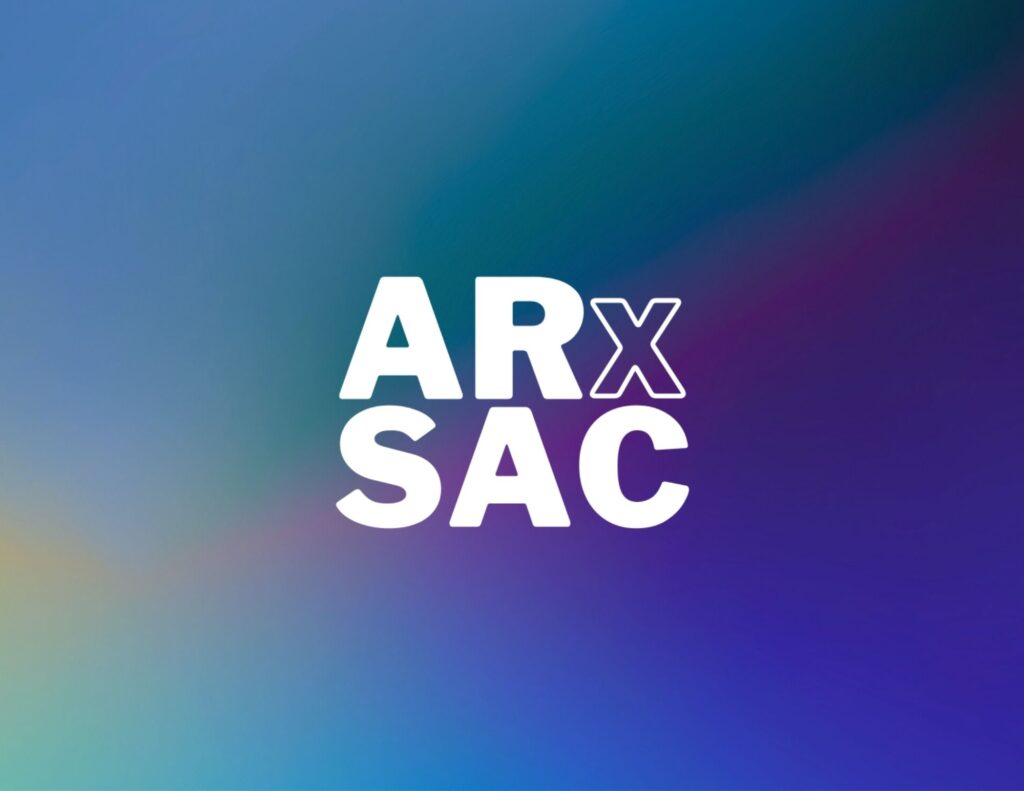 ARx SAC logo on gradient background