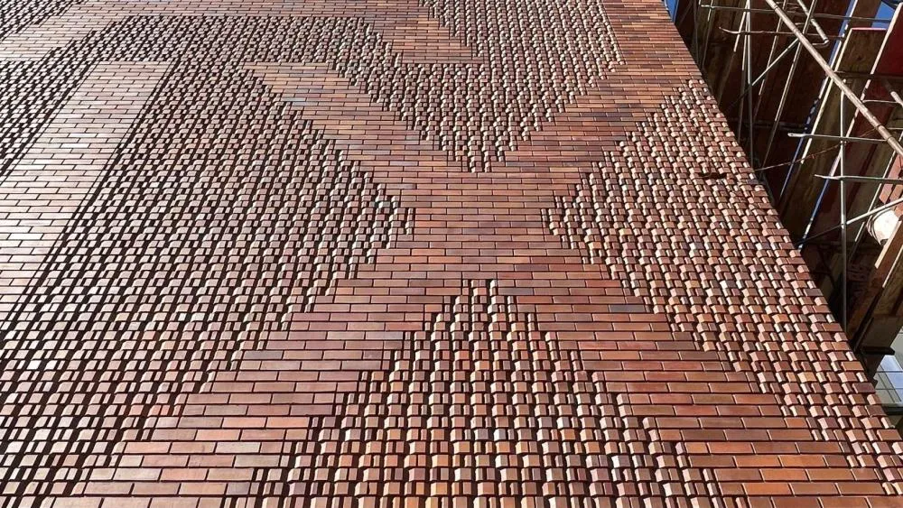 One of the two February 2024 winning photos takes a close look at the bricks of the 'Fiat Lux'. Photo by Jordan Levin.