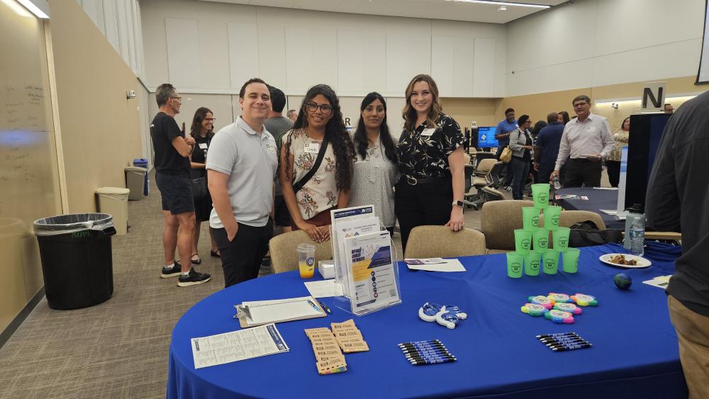 Los Rios Community College District Refugee Career Pathways and Opening Doors at their informational table.