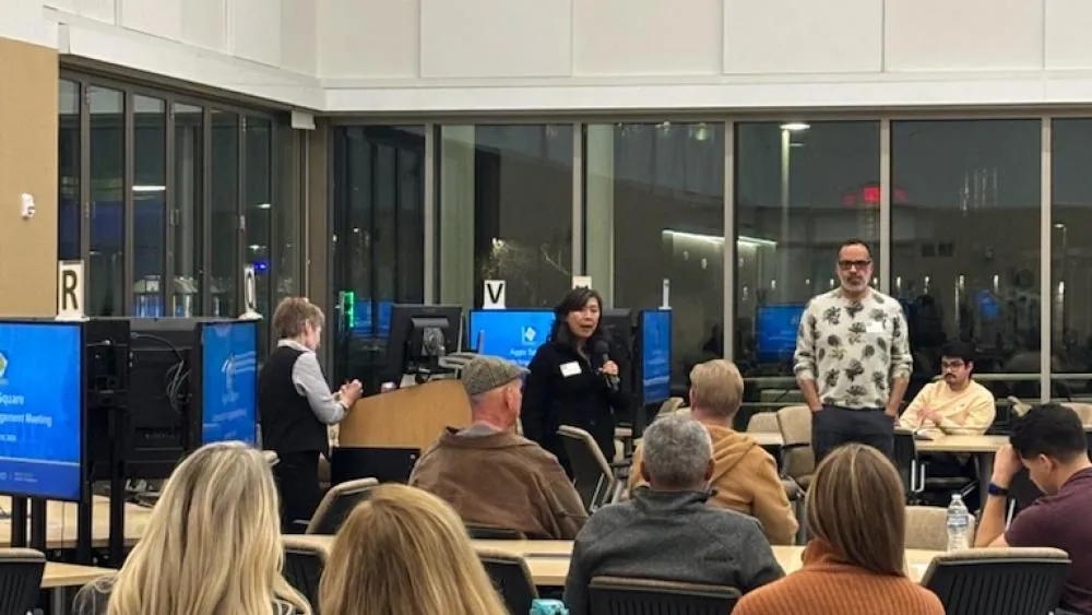 This meeting focused on Aggie Square's past, present, and future highlights.