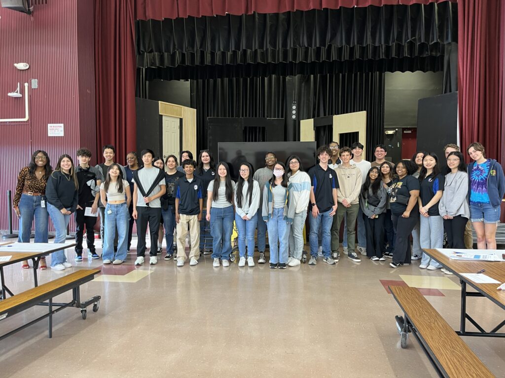 Participating students get a quick orientation from youth commissioners before diving into small group work. Photo by Sumiko Hong.